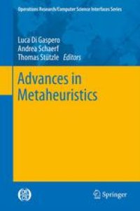 cover of the book Advances in Metaheuristics