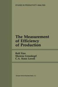 cover of the book The Measurement of Efficiency of Production