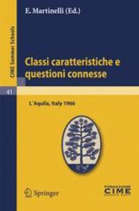 cover of the book Classi caratteristiche e questioni connesse