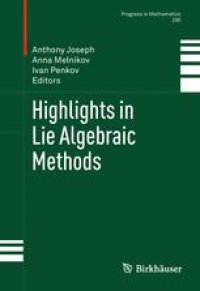 cover of the book Highlights in Lie Algebraic Methods