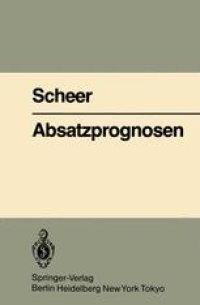 cover of the book Absatzprognosen