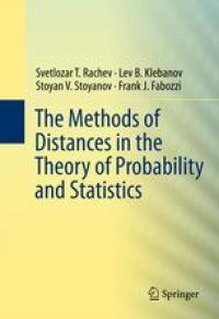 cover of the book The Methods of Distances in the Theory of Probability and Statistics