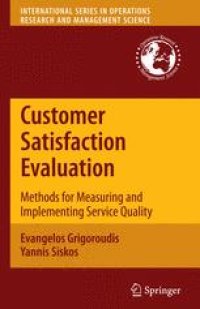 cover of the book Customer Satisfaction Evaluation: Methods for Measuring and Implementing Service Quality