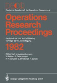 cover of the book DGOR Papers of the 11th Annual Meeting Vorträge der 11. Jahrestagung