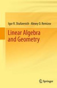 cover of the book Linear Algebra and Geometry