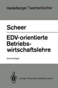 cover of the book EDV-orientierte Betriebswirtschaftslehre