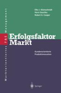 cover of the book Erfolgsfaktor Markt: Kundenorientierte Produktinnovation