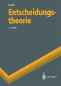 cover of the book Entscheidungstheorie