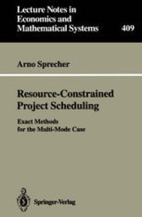 cover of the book Resource-Constrained Project Scheduling: Exact Methods for the Multi-Mode Case