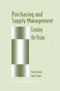 cover of the book Purchasing and Supply Management: Creating the Vision