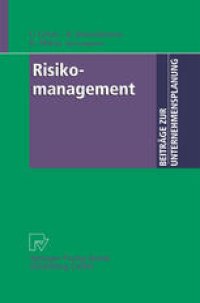 cover of the book Risikomanagement