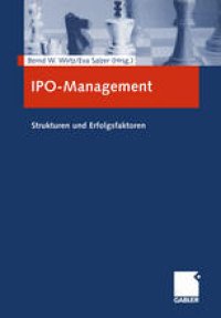 cover of the book IPO-Management: Strukturen und Erfolgsfaktoren