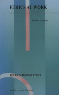 cover of the book Ethics at Work