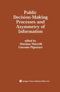 cover of the book Public Decision-Making Processes and Asymmetry of Information