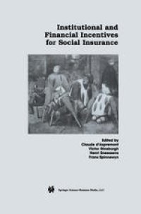 cover of the book Institutional and Financial Incentives for Social Insurance