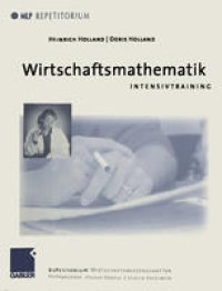 cover of the book Wirtschaftsmathematik: Intensivtraining