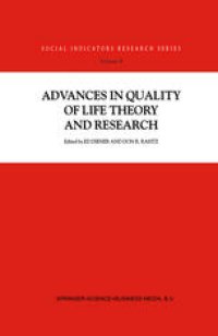 cover of the book Advances in Quality of Life Theory and Research