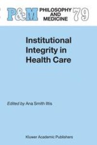 cover of the book Institutional Integrity in Health Care