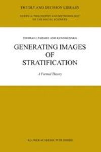 cover of the book Generating Images of Stratification: A Formal Theory