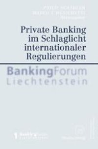 cover of the book Private Banking im Schlaglicht internationaler Regulierungen