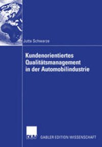 cover of the book Kundenorientiertes Qualitätsmanagement in der Automobilindustrie