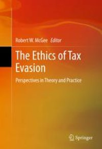 cover of the book The Ethics of Tax Evasion: Perspectives in Theory and Practice