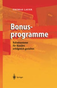 cover of the book Bonusprogramme: Rabattsysteme für Kunden erfolgreich gestalten