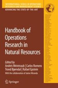 cover of the book Handbook Of Operations Research In Natural Resources