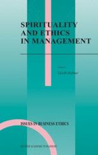 cover of the book Spirituality and Ethics in Management