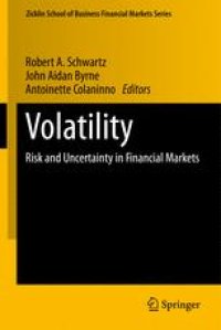 cover of the book Volatility: Risk and Uncertainty in Financial Markets