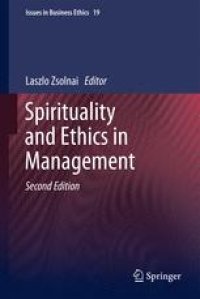 cover of the book Spirituality and Ethics in Management