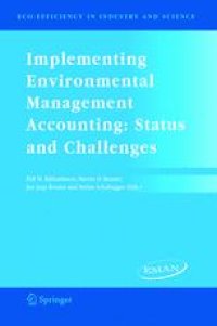 cover of the book Implementing Environmental Management Accounting: Status and Challenges