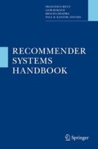 cover of the book Recommender Systems Handbook