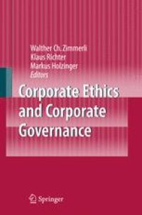 cover of the book Corporate Ethics and Corporate Governance