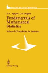 cover of the book Fundamentals of Mathematical Statistics: Probability for Statistics