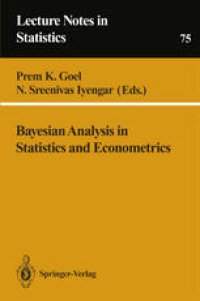 cover of the book Bayesian Analysis in Statistics and Econometrics