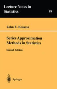 cover of the book Series Approximation Methods in Statistics