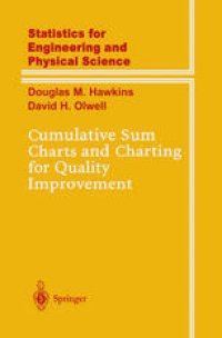 cover of the book Cumulative Sum Charts and Charting for Quality Improvement