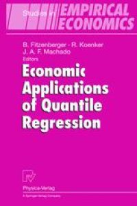 cover of the book Economic Applications of Quantile Regression