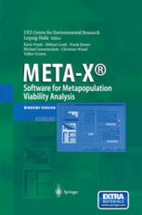 cover of the book META-X®-Software for Metapopulation Viability Analysis