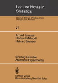 cover of the book Infinitely Divisible Statistical Experiments