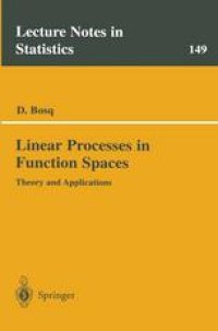 cover of the book Linear Processes in Function Spaces: Theory and Applications