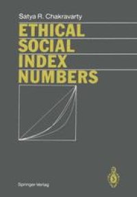 cover of the book Ethical Social Index Numbers