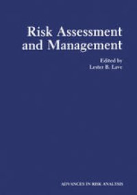 cover of the book Risk Assessment and Management