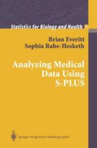 cover of the book Analyzing Medical Data Using S-PLUS