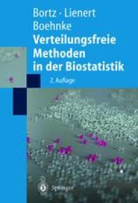 cover of the book Verteilungsfreie Methoden in der Biostatistik