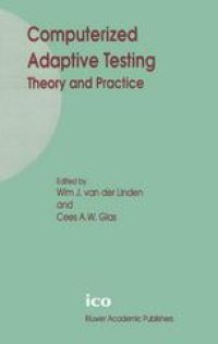 cover of the book Computerized Adaptive Testing: Theory and Practice