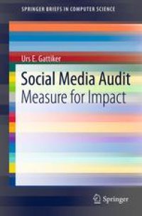 cover of the book Social Media Audit: Measure for Impact