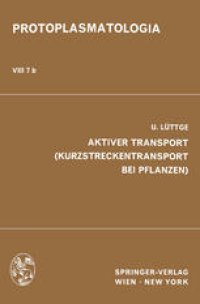 cover of the book Aktiver Transport (Kurzstreckentransport bei Pflanzen)