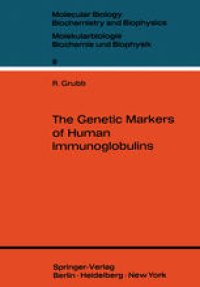 cover of the book The Genetic Markers of Human Immunoglobulins